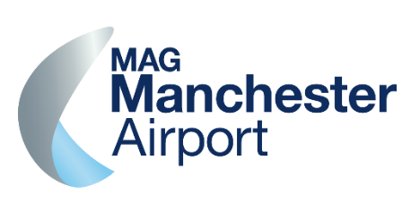 a logo for a airport